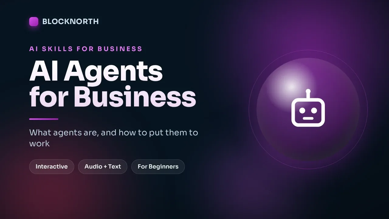 AI Agents for Business, online course for all staff