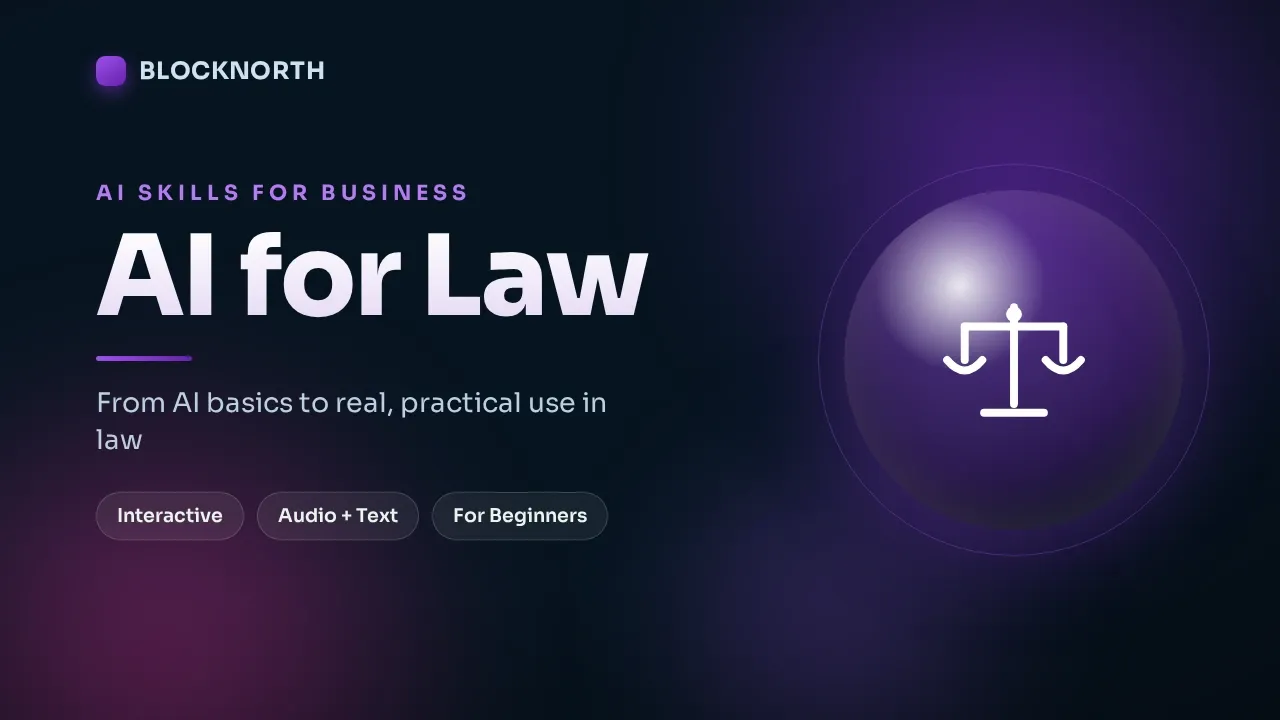 AI for Law, online course for legal teams