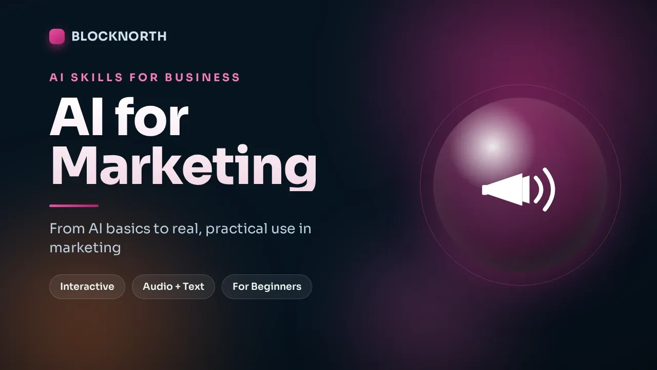 AI for Marketing, online course for sales and marketing teams