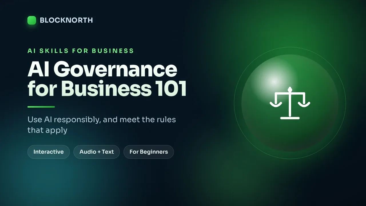 AI Governance for Business 101, online course for all staff