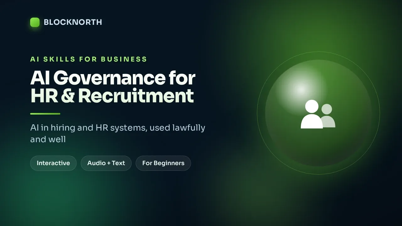 AI Governance for HR & Recruitment, online course for HR and people teams
