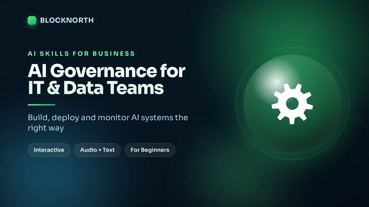 AI Governance for IT & Data Teams, online course for IT teams