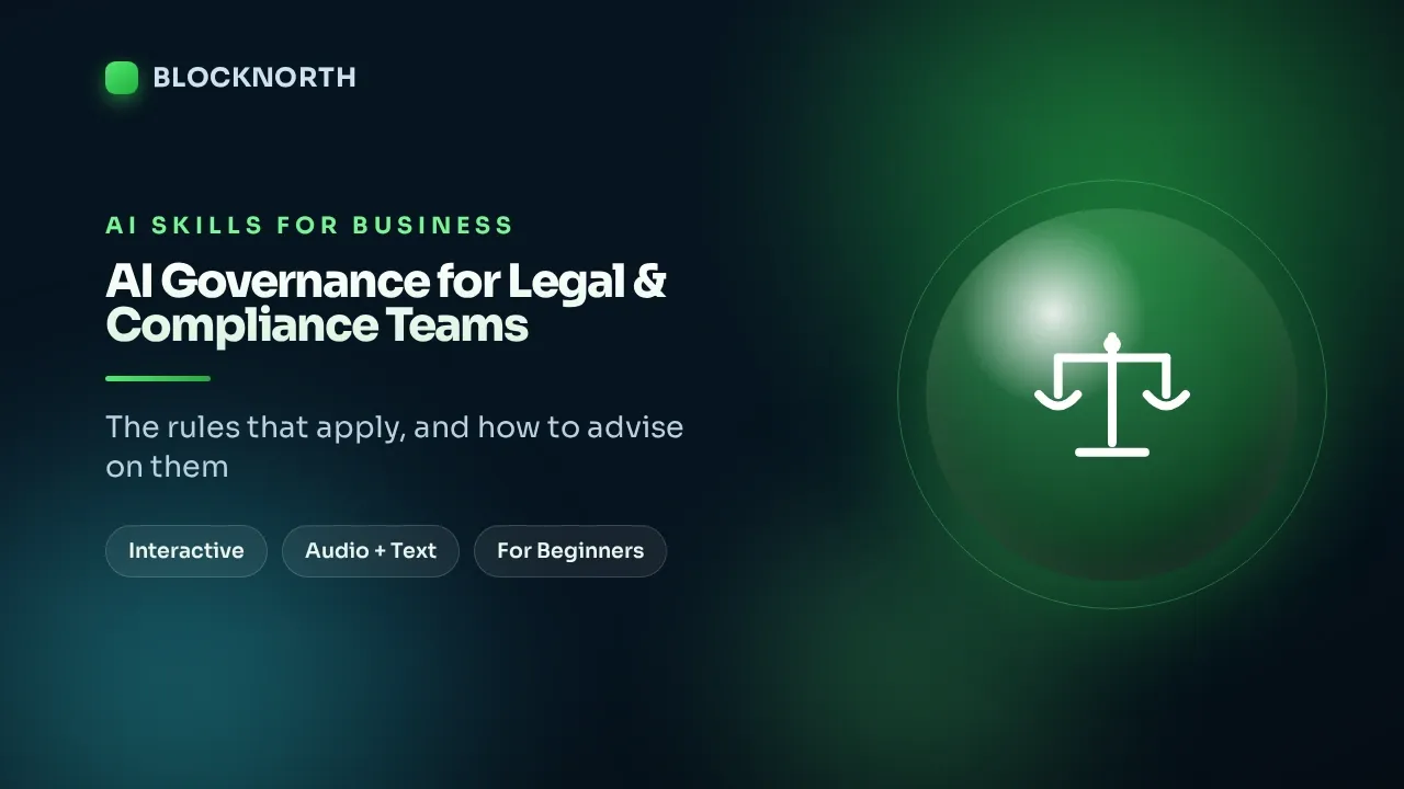 AI Governance for Legal & Compliance Teams, online course for legal teams