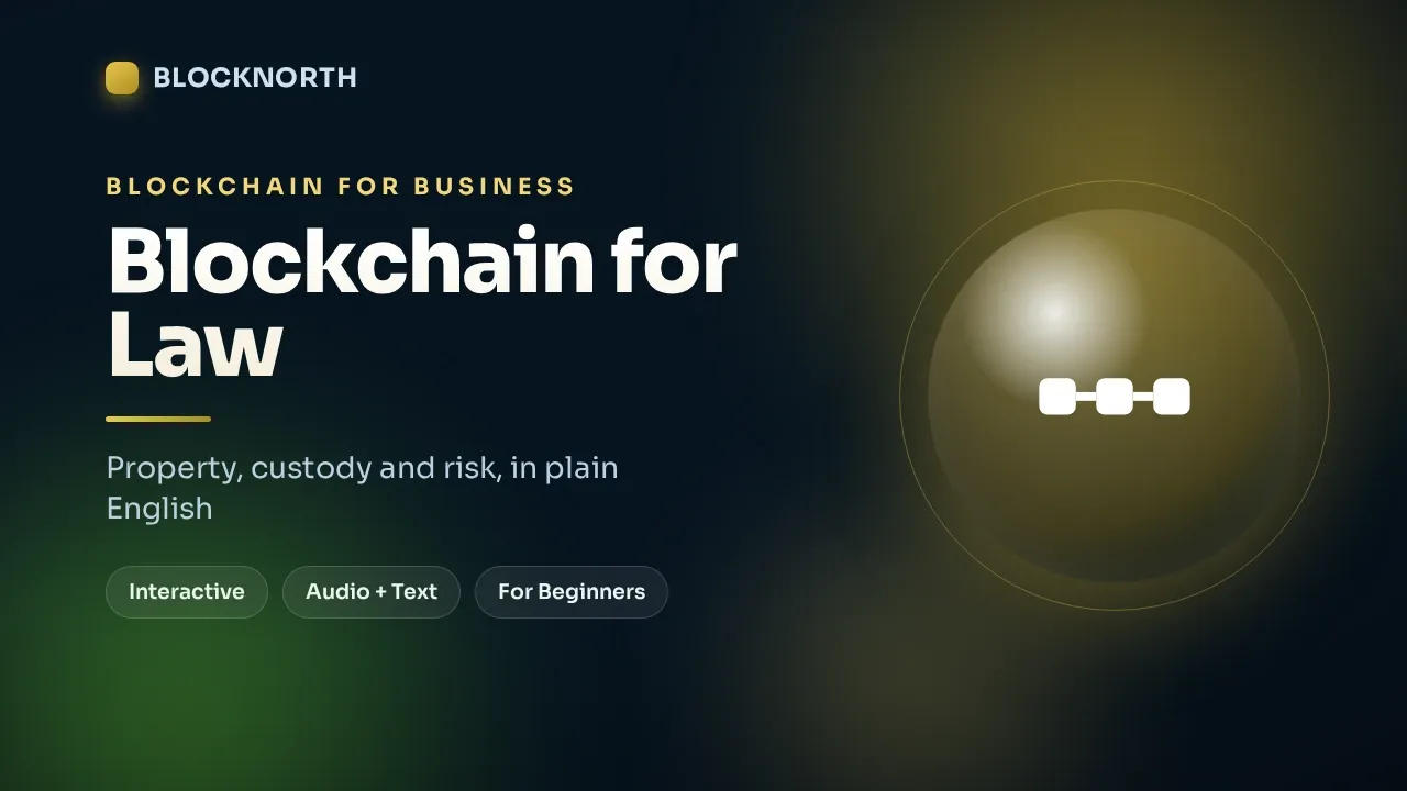 Blockchain for Law, online course for legal teams