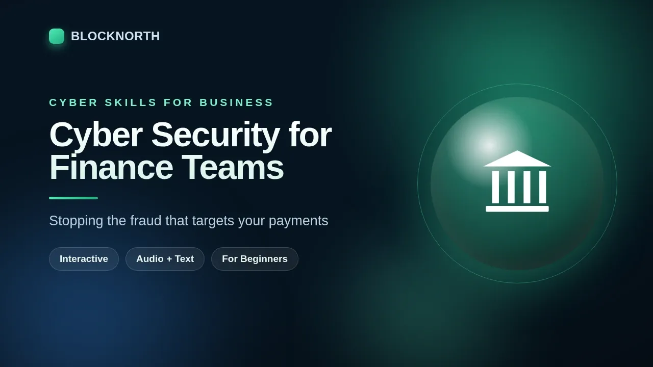 Cyber Security for Finance Teams, online course for finance teams