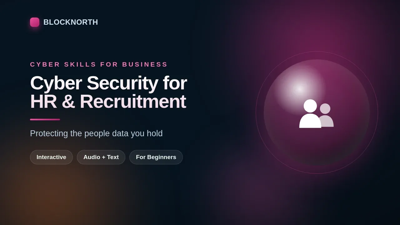 Cyber Security for HR & Recruitment, online course for HR and people teams