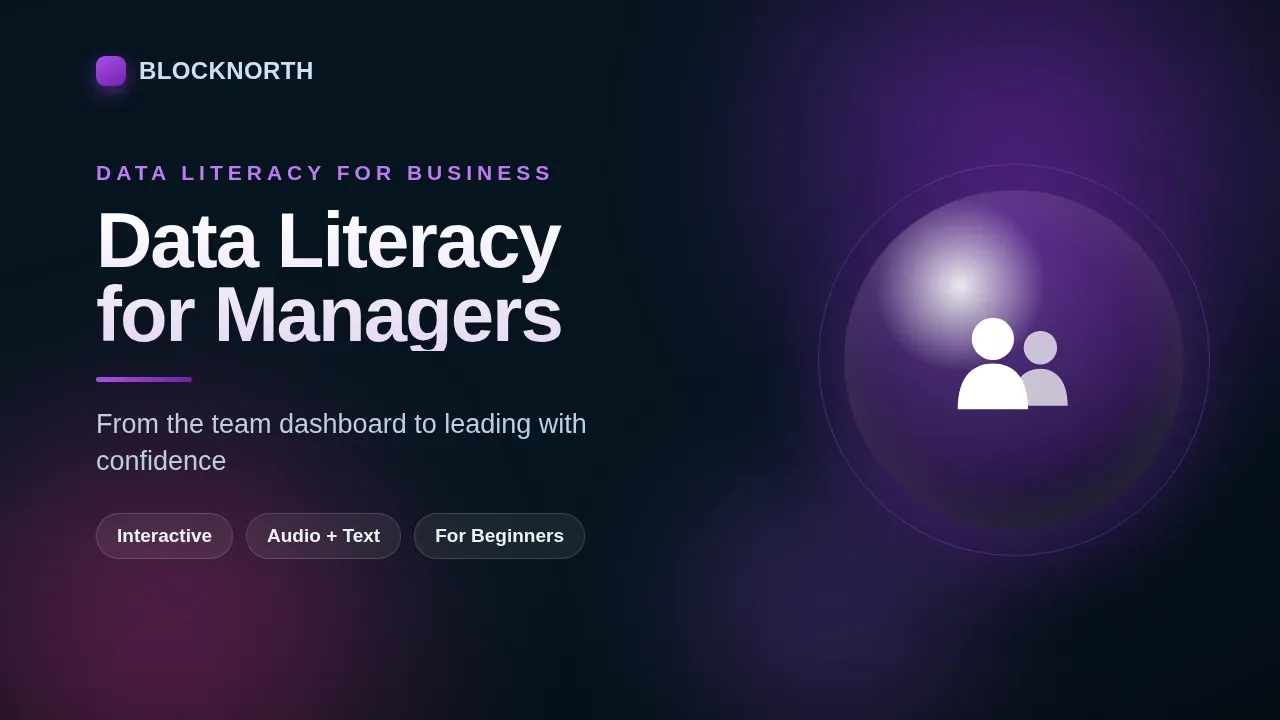 Data Literacy for Managers, online course for managers and leaders