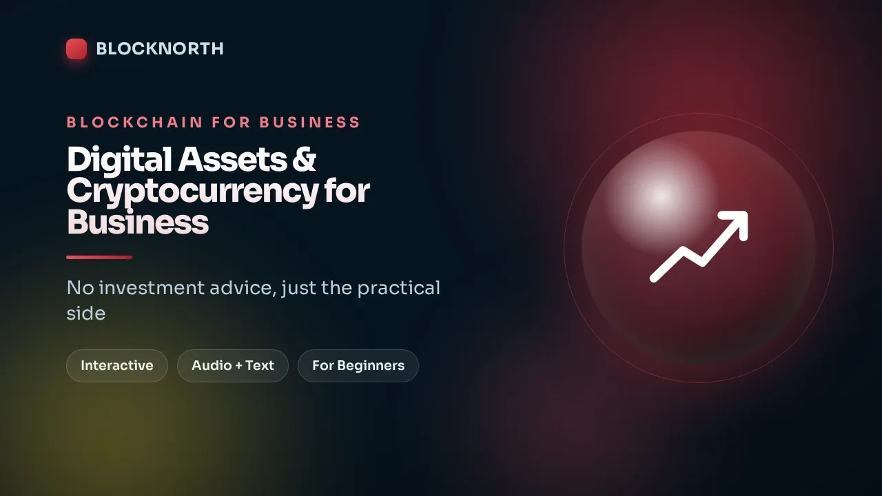 Digital Assets & Cryptocurrency for Business, online course for finance teams
