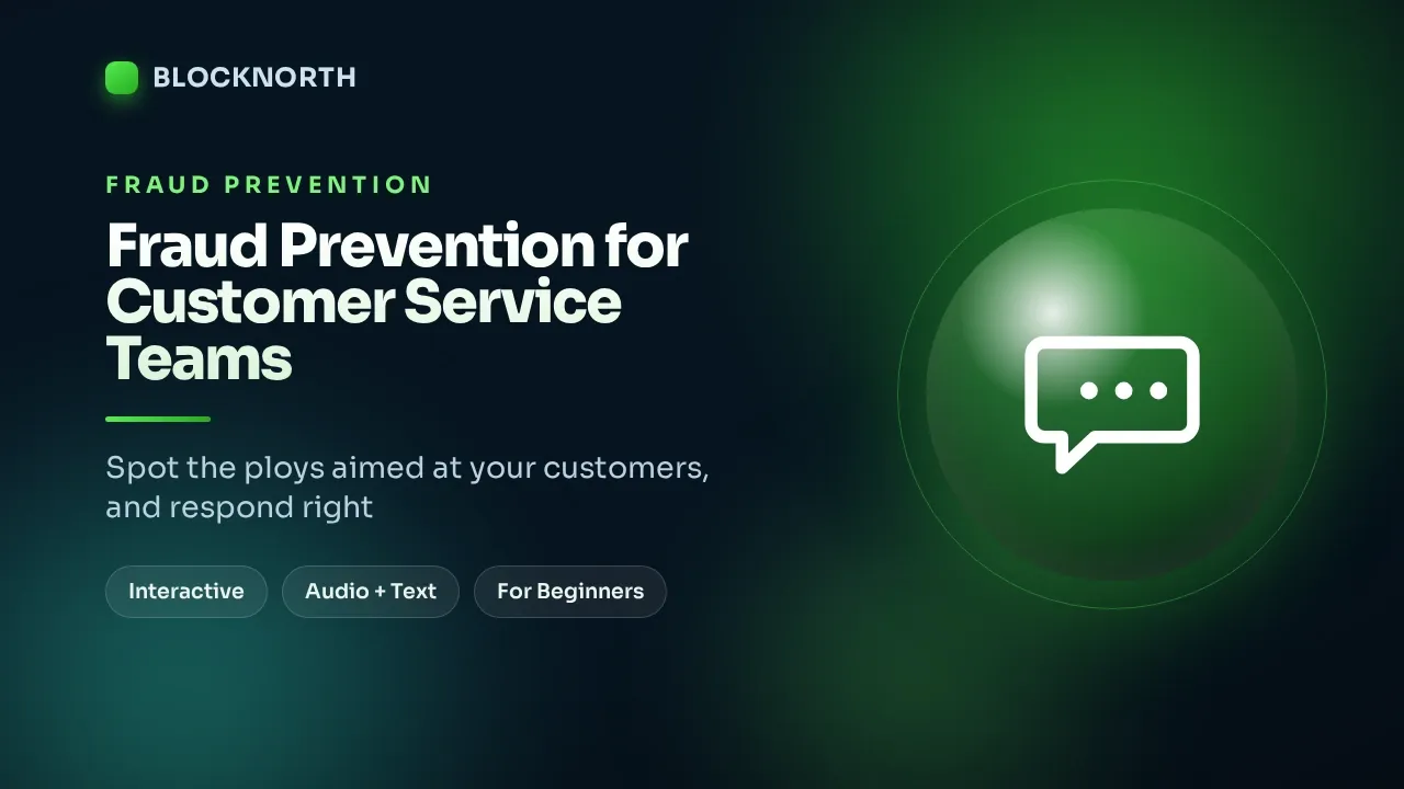 Fraud Prevention for Customer Service Teams, online course for customer service teams