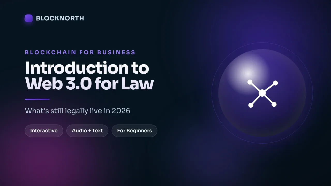 Introduction to Web 3.0 for Law, online course for legal teams