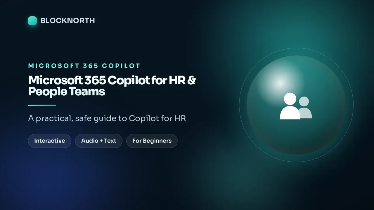 Microsoft 365 Copilot for HR & People Teams, online course for HR and people teams