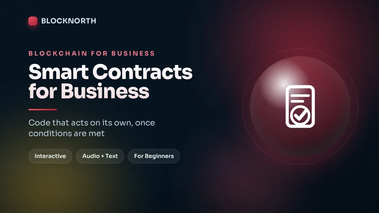 Smart Contracts for Business, online course for all staff